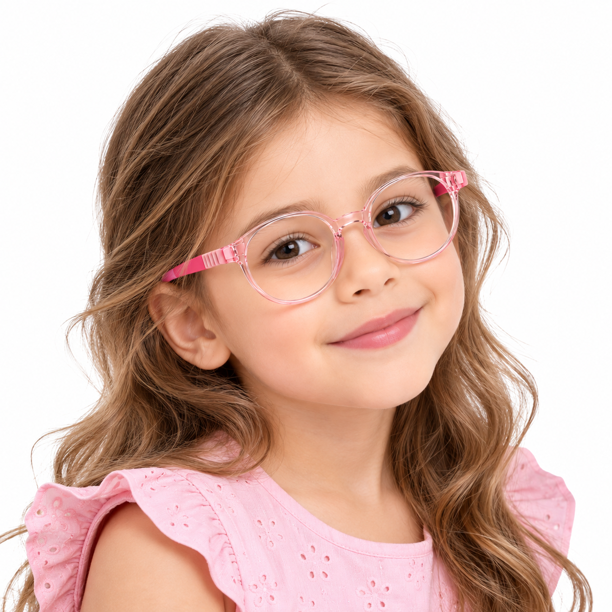 FANDO Kids Blush Pink Round Frame - Image 4