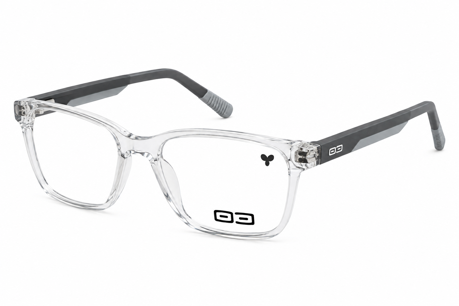 O3 Crystal Clear & Matte Black Grey Sport Frame - Image 2